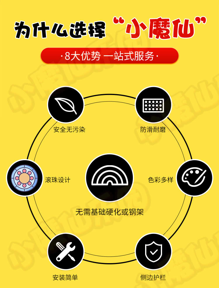 多種彩虹滑道款式選擇